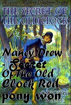 Box art for Nancy Drew - Secret Of The Old Clock