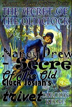 Box art for Nancy Drew - Secret Of The Old Clock