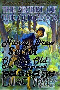 Box art for Nancy Drew - Secret Of The Old Clock