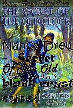 Box art for Nancy Drew - Secret Of The Old Clock
