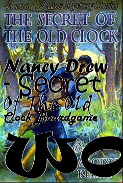 Box art for Nancy Drew - Secret Of The Old Clock