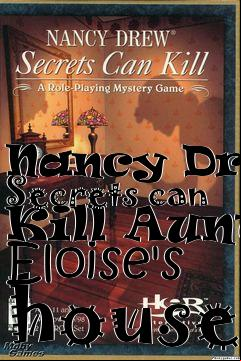 Box art for Nancy Drew Secrets can Kill