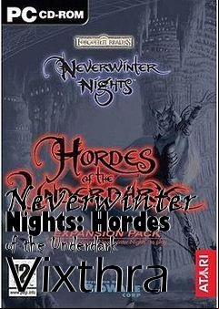 Box art for Neverwinter Nights: Hordes of the Underdark