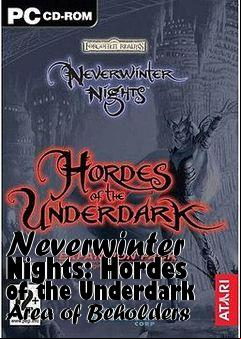Box art for Neverwinter Nights: Hordes of the Underdark