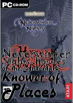 Box art for Neverwinter Nights: Hordes of the Underdark