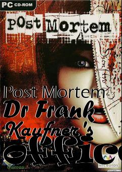Box art for Post Mortem