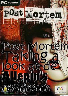 Box art for Post Mortem