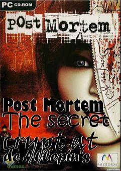 Box art for Post Mortem
