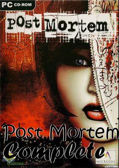 Box art for Post Mortem