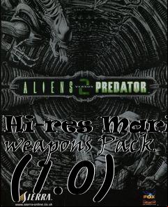 Box art for Hi-res Marine weapons Pack (1.0)