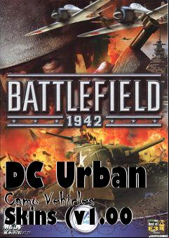 Box art for DC Urban Camo Vehicles Skins (v1.00