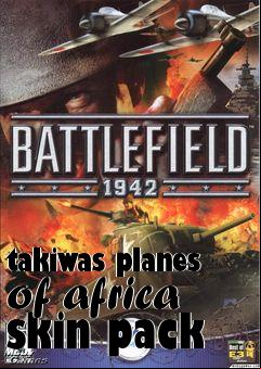 Box art for takiwas planes of africa skin pack