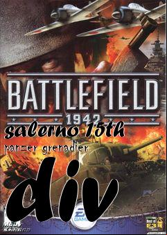 Box art for salerno 15th panzer grenadier div