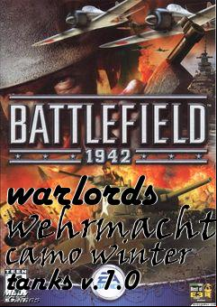 Box art for warlords wehrmacht camo winter tanks v.1.0