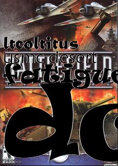 Box art for ltcoltitus usmc desert fatigues dc