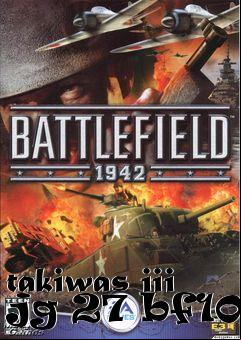 Box art for takiwas iii jg 27 bf109