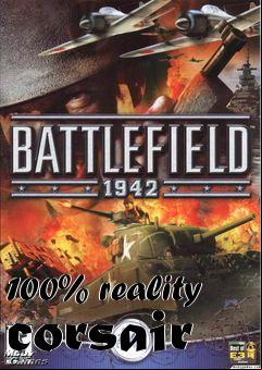 Box art for 100% reality corsair
