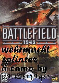 Box art for wehrmacht splinter a camo by panzerjager