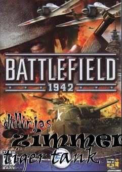 Box art for dillinjas  zimmerit tiger tank