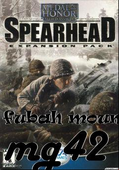 Box art for fubah mounted mg42
