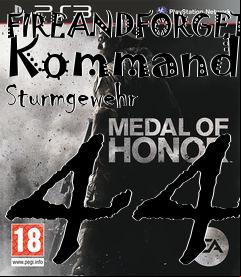 Box art for FIREANDFORGETs Kommando Sturmgewehr 44
