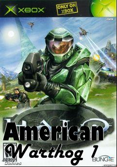 Box art for American Warthog 1