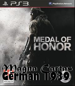 Box art for Magna Cartas German 1939
