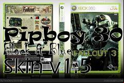 Box art for Pipboy 3000 Black & Blue Skin v1.5