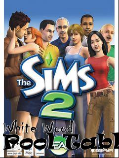 Box art for White Wood Pool Table