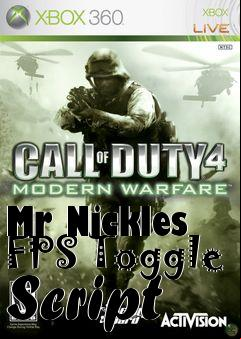 Box art for Mr Nickles FPS Toggle Script