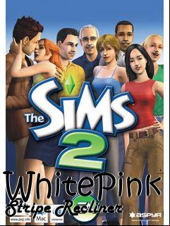 Box art for WhitePink Stripe Recliner