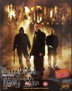 Box art for Postal Dude Thug Skin