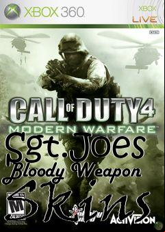 Box art for Sgt.Joes Bloody Weapon Skins