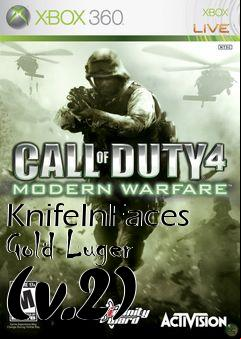 Box art for KnifeInFaces Gold Luger (v.2)