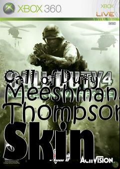 Box art for Call of Duty Meeshmans Thompson Skin