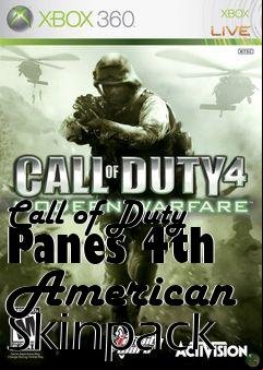 Box art for Call of Duty Panes 4th American Skinpack