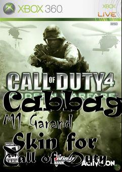 Box art for Cabbages M1 Garand Skin for Call of Duty