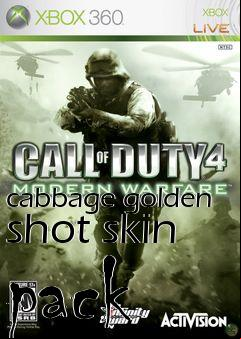 Box art for cabbage golden shot skin pack