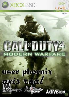 Box art for  phoenix axis real weapons skins