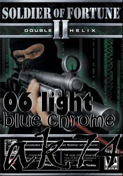 Box art for 06 light blue chrome ak74