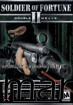 Box art for winter camouflage man