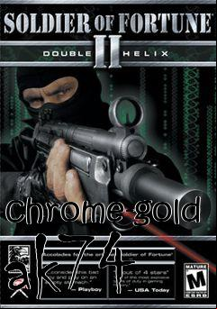 Box art for chrome-gold ak74