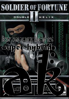 Box art for kv scorpions super hybrid ak