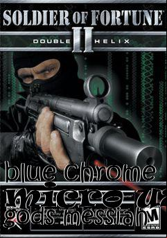 Box art for blue chrome micro uzi gods messiah