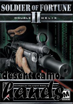 Box art for desert camo hands