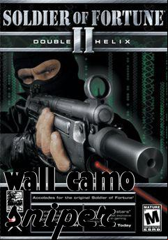Box art for wall camo sniper
