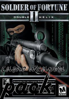 Box art for camo weapon pack