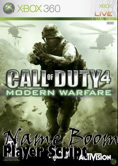 Box art for Name Boom Player Script