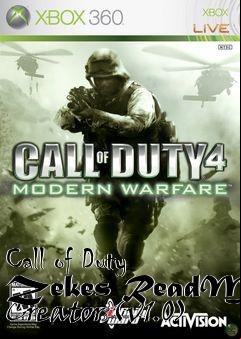 Box art for Call of Duty Zekes Ree Creator (v1.0)