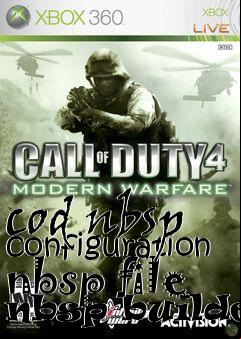 Box art for cod nbsp configuration nbsp file nbsp builder